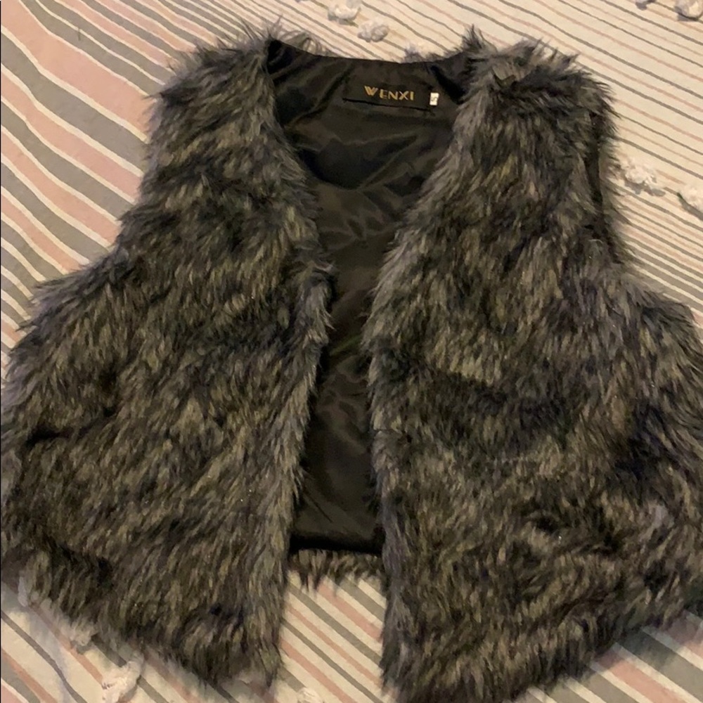 Fuzzy vest
